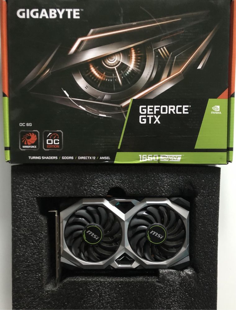 Geforce 1660 super Gigabyte