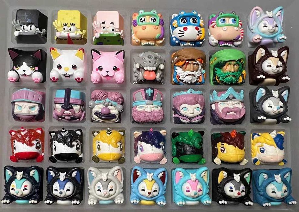 Artisan keycaps gmk артисани кнопки клавіши кейкапи клавіатура кастом
