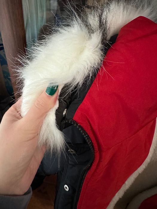 Зимовий теплий  пуховик розмір 48