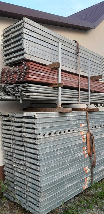 Rusztowanie elewacyjne BAUMANN duży zestaw Altrad Mostostal