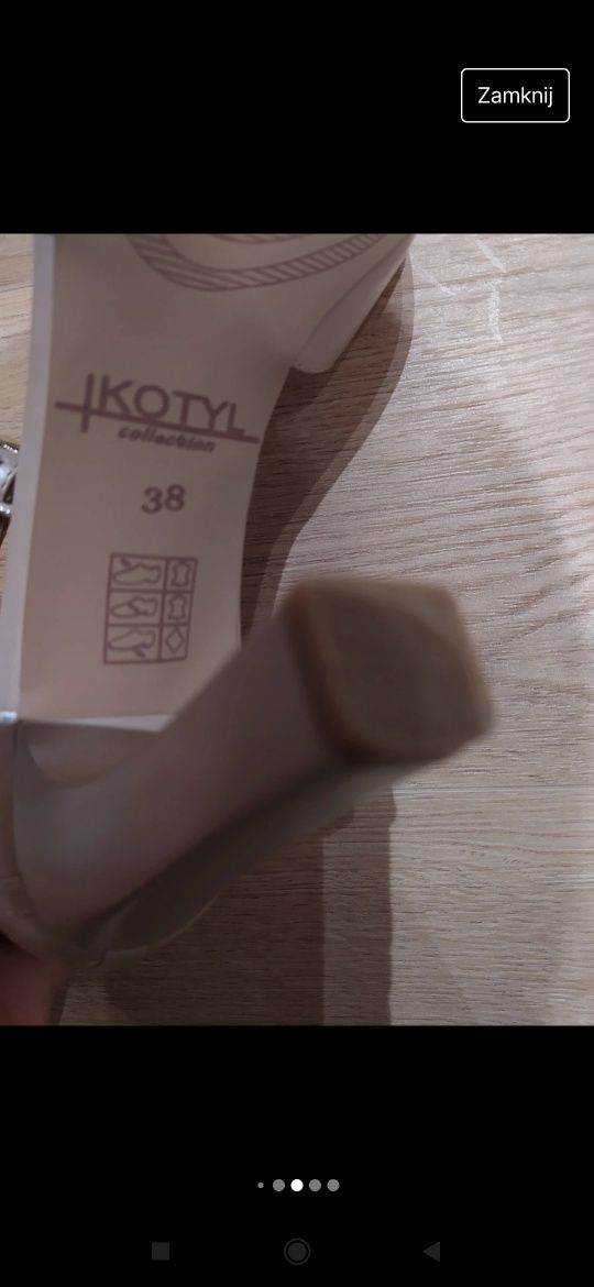 Buty - półbuty kotyl