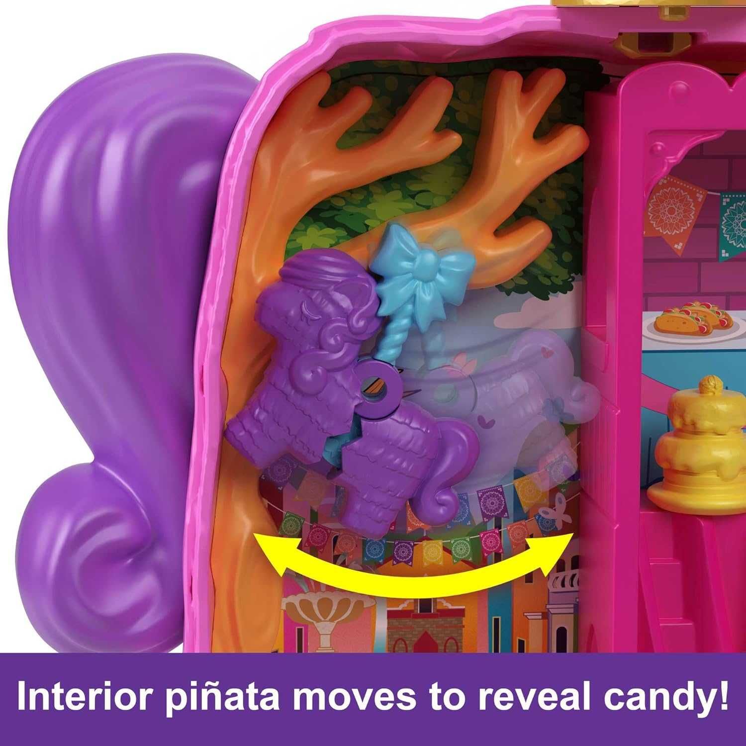 Полли покет Пиньята Polly Pocket Mini Toys Pinata Party Compact