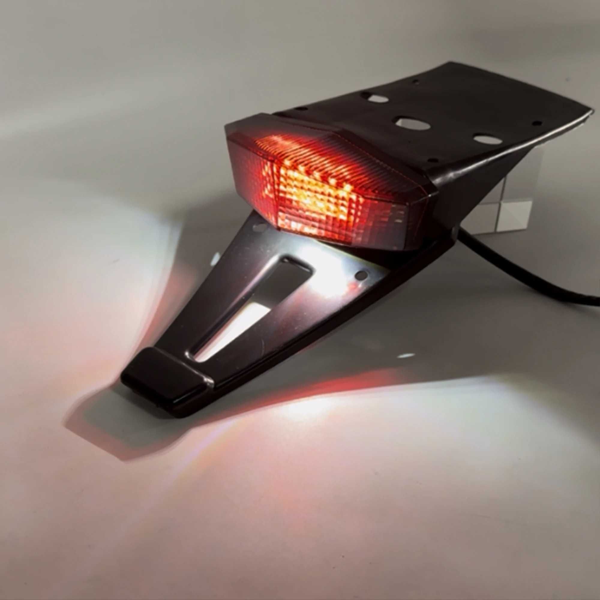 Rabeta farolim traseiro LED motocross piscas