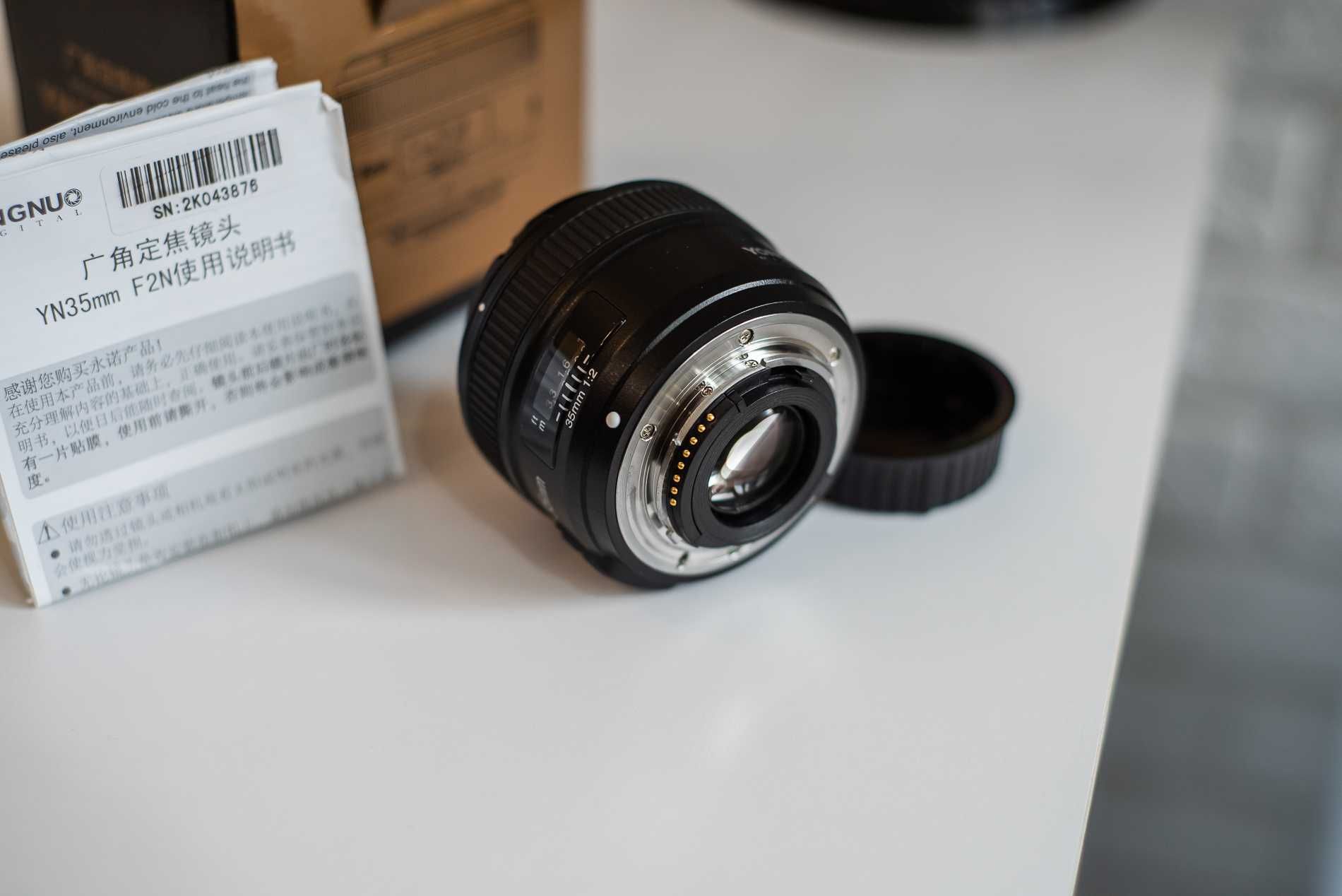 Продам нові Обєктиви, Объектив для Nikon Yongnuo YN 35mm f/2 з автофок