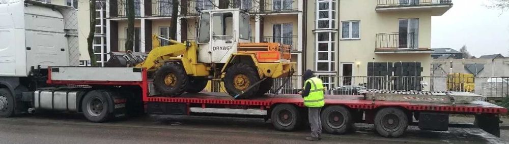 Rozładunek palet - usługi wynajem ładowarka kołowa