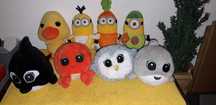 8 Peluches praticamente novos