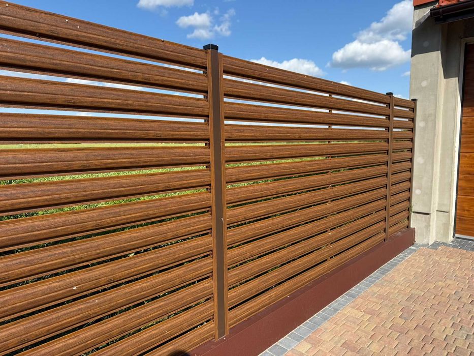 Sztachety ogrodzeniowe - Metalowe - Różne wzory i kolory - Na wymiar