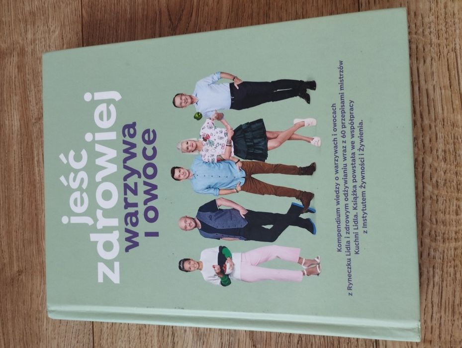 Książka jeść zdrowiej warzywa i owoce