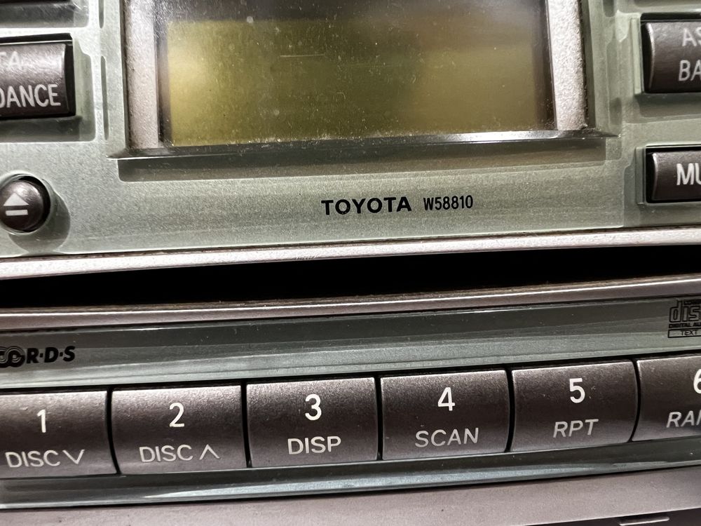 Autorrádio Toyota