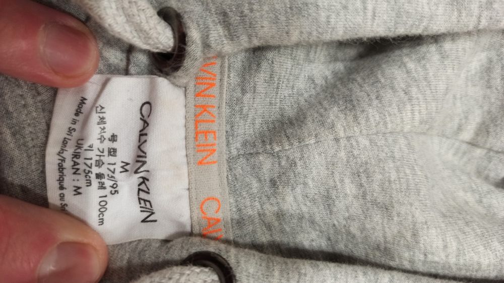 Мужской свитер худи пуловер Calvin Klein Neon оригинал