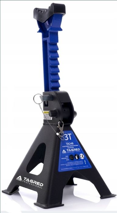 Solidane Kobyłki Podstawki Podpora Samochodowe Warsztatowa z Bloką 3T