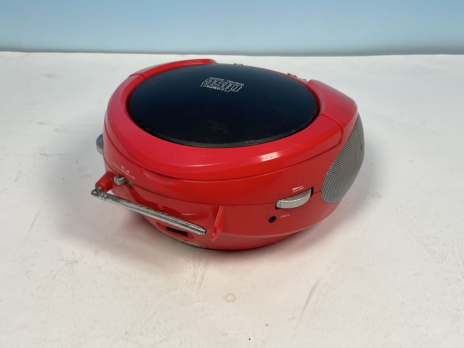 Odtwarzacz CD Radio Line In LAZER ZT-1015 RED 862129