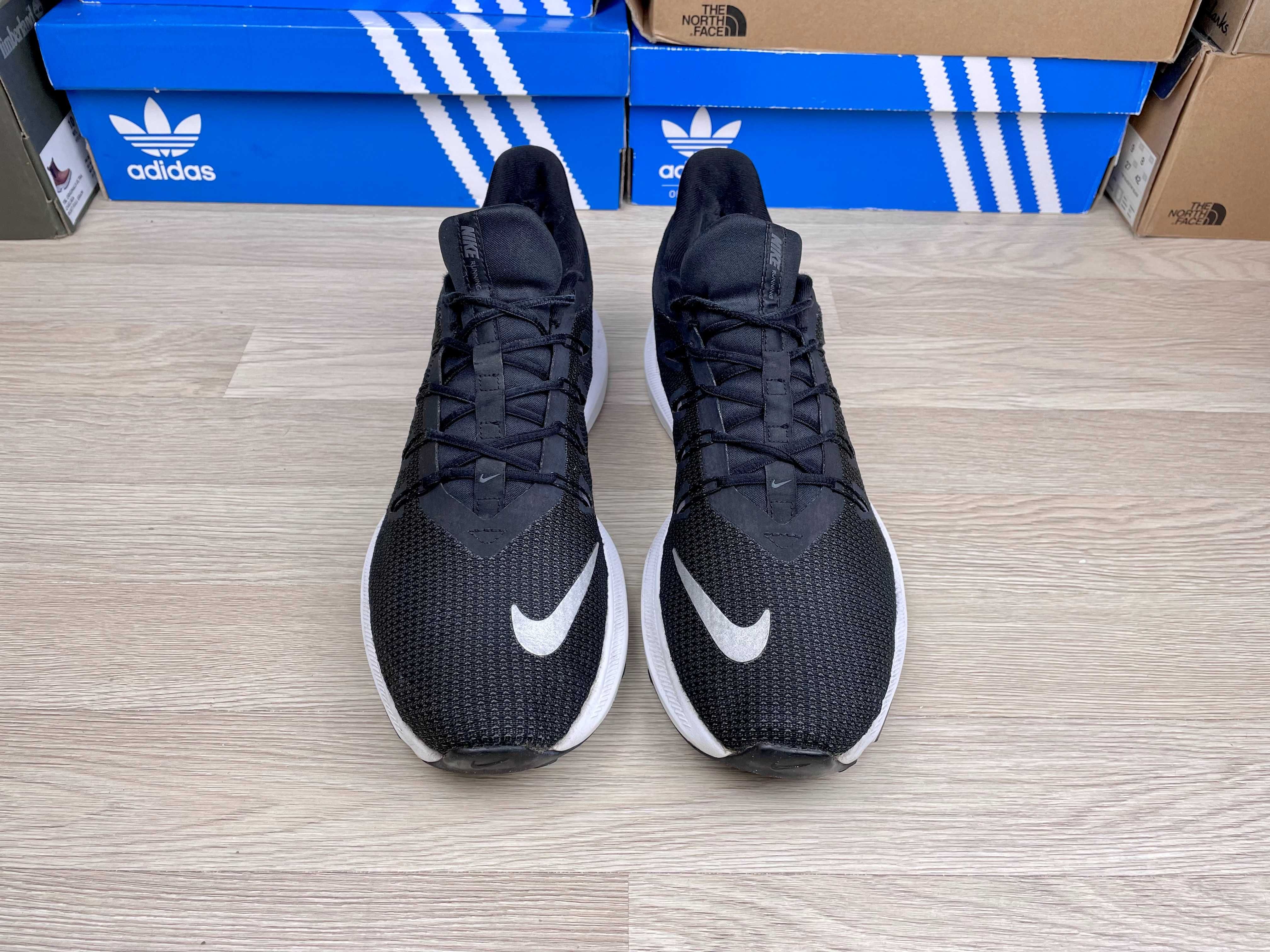 Кроссовки Nike Quest черные сеточка беговые 45