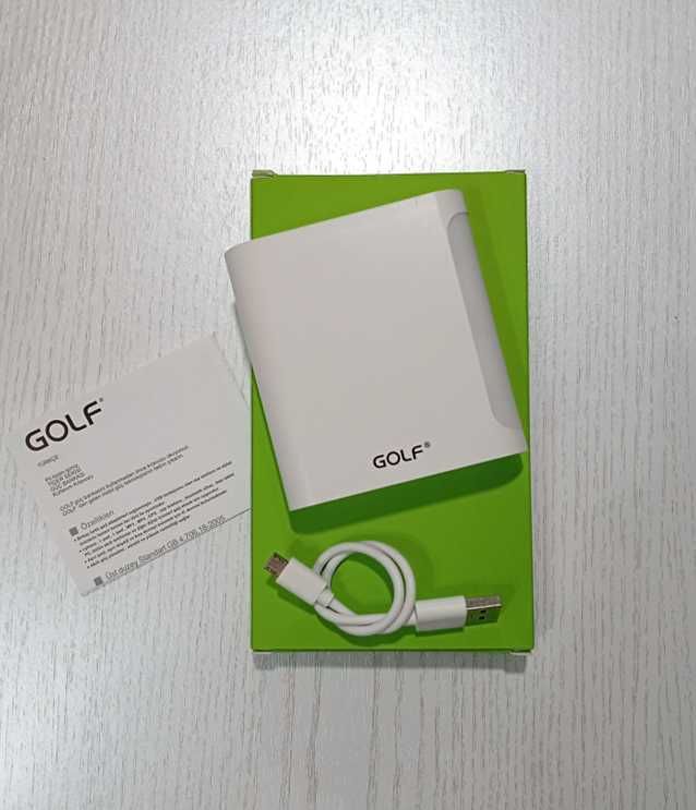 Power bank golf з ліхтариком.