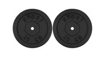 Obciążenie żeliwne zestaw 40kg 2 talerze po 20kg 30mm LU