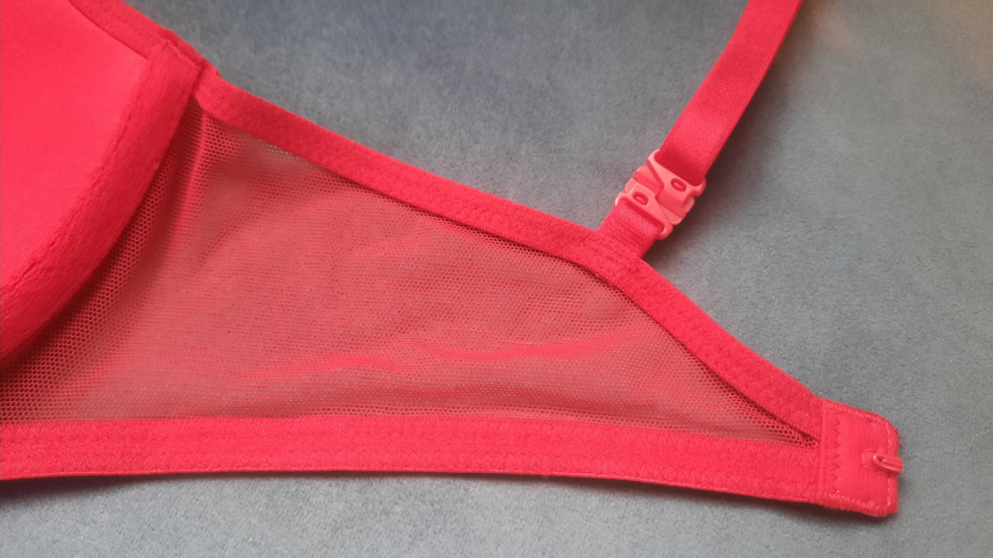 Victoria's Secret nowy czerwony biustonosz Lined Demi 32D