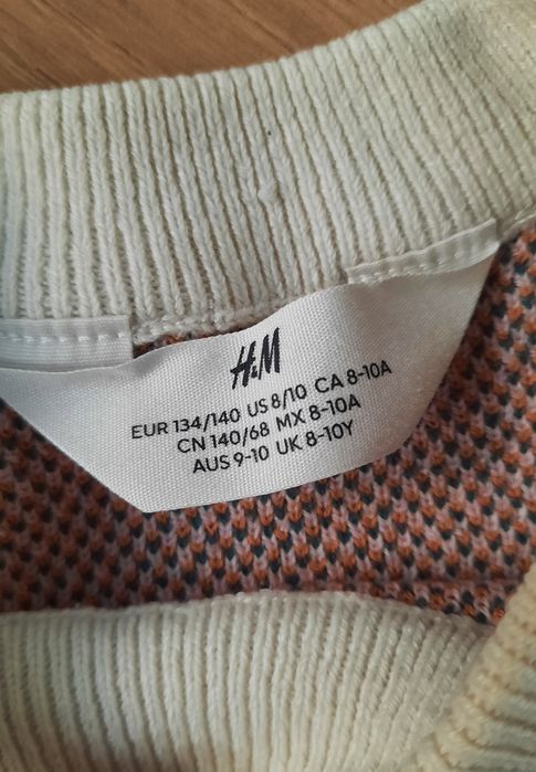 Sweterek i bluza H&M rozmiar 134/140