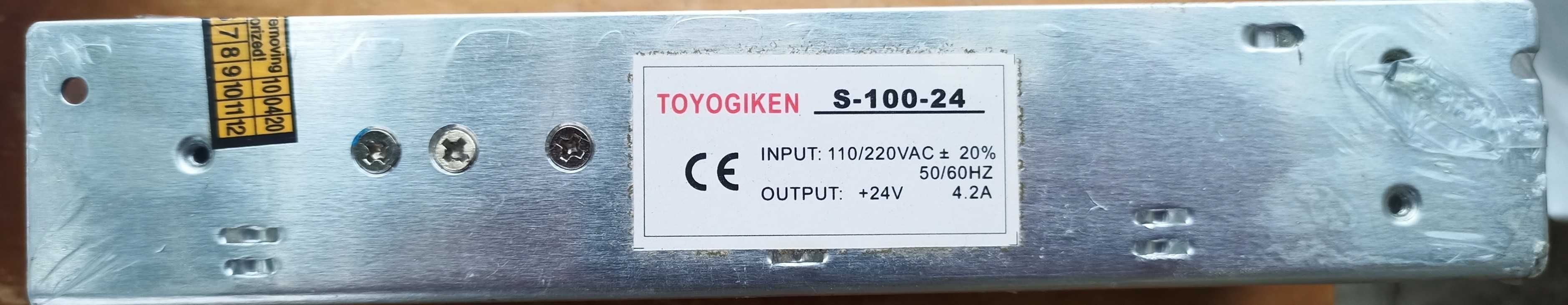 Импульсный блок питания 100Вт 24В 4,2А Toyogiken S-100-24