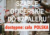 Szable do szpaleru ślubnego+temblaki patriotyczne WYSYLK cała Polska