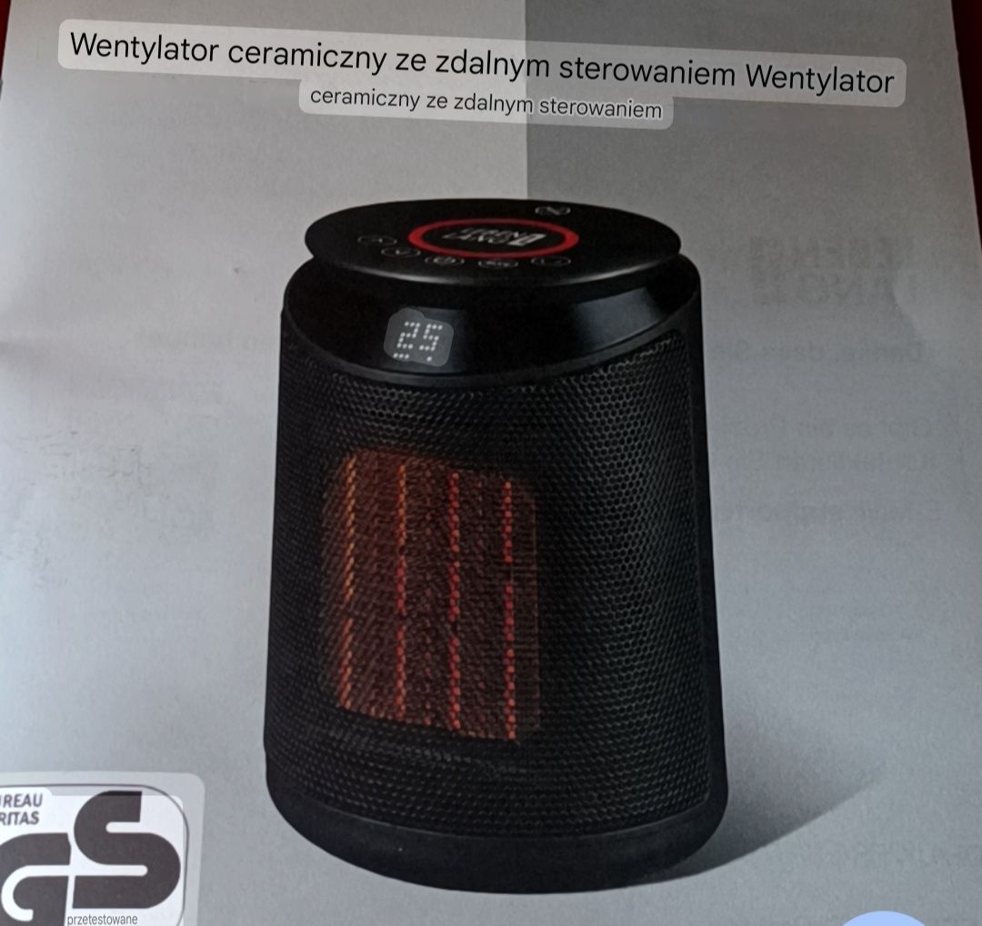 Termowentylator z pilotem