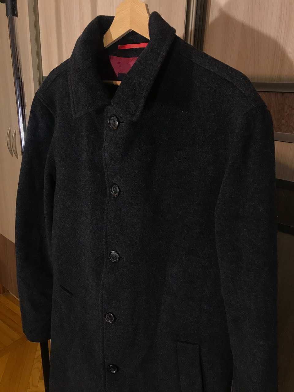 Тяжелое пальто Tommy Hilfiger из шерсти и кашемира Size L