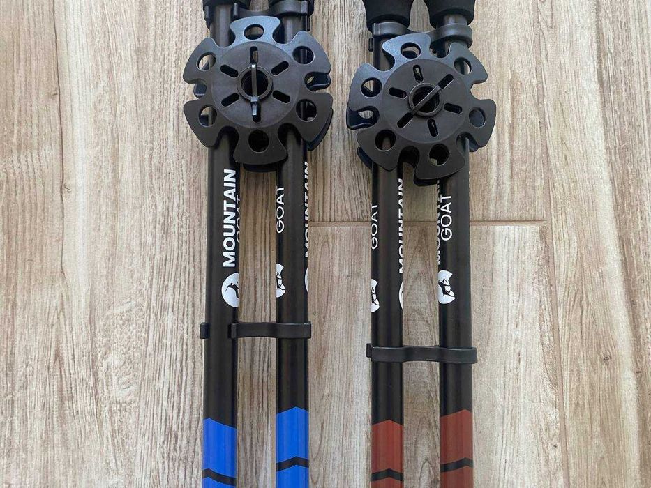 Подарунок на Миколая Трекінгові палиці Mountain Goat | 2 шт | Телескоп