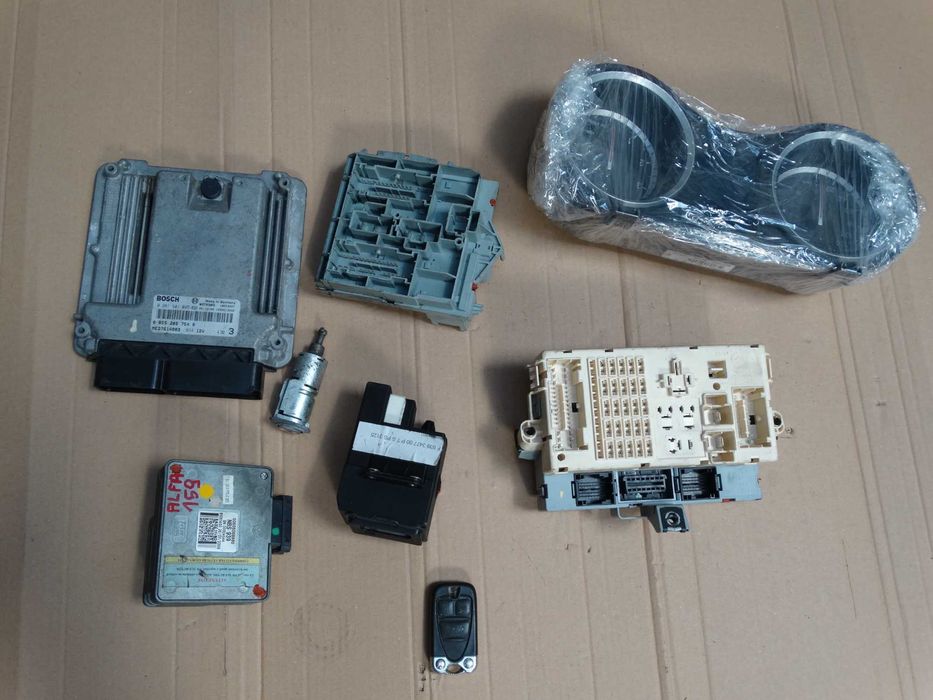 komputer sterownik stacyjka kluczyk zestaw start Alfa Romeo 159 2,2Jts