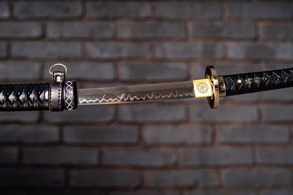 Miecz Samurajski Japońska Katana Stal T10 Handmade  HAMON PIĘKNA!