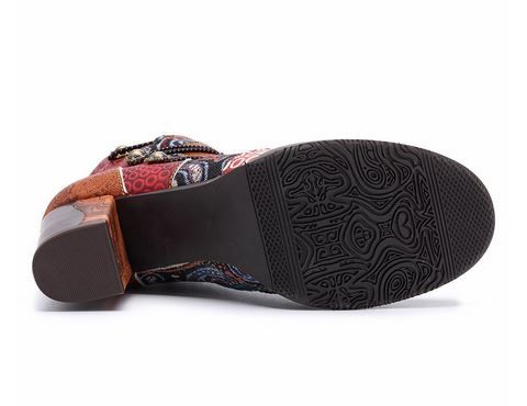Botki w stylu boho rozm. 41