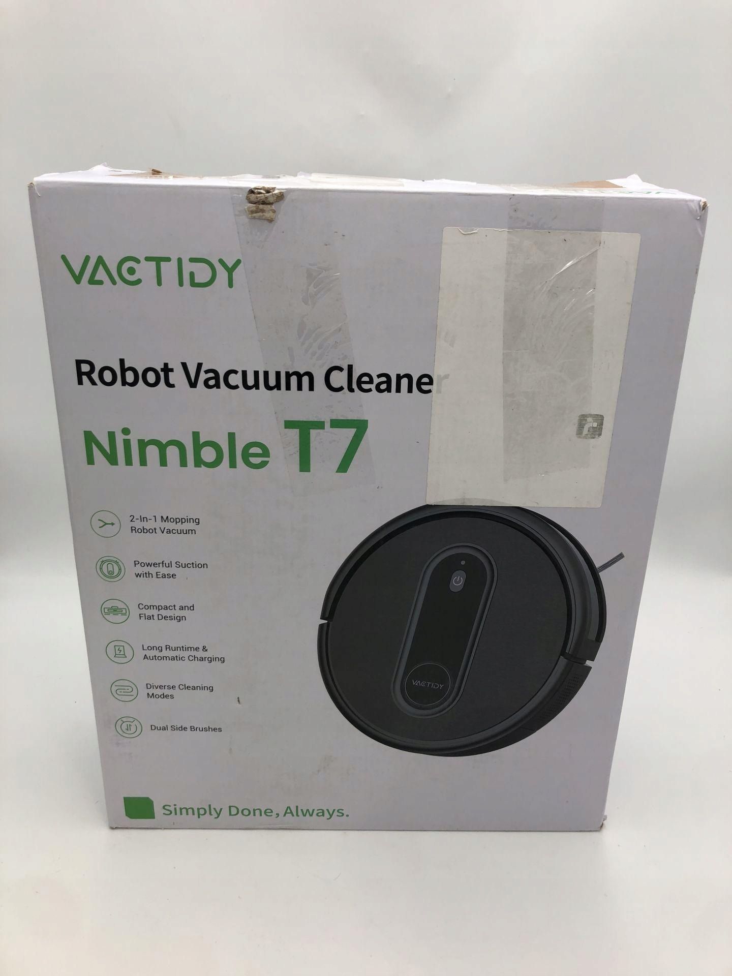 Robot sprzątający Vactidy T7 z mopem 2800Pa Alexa App Siri 120min
