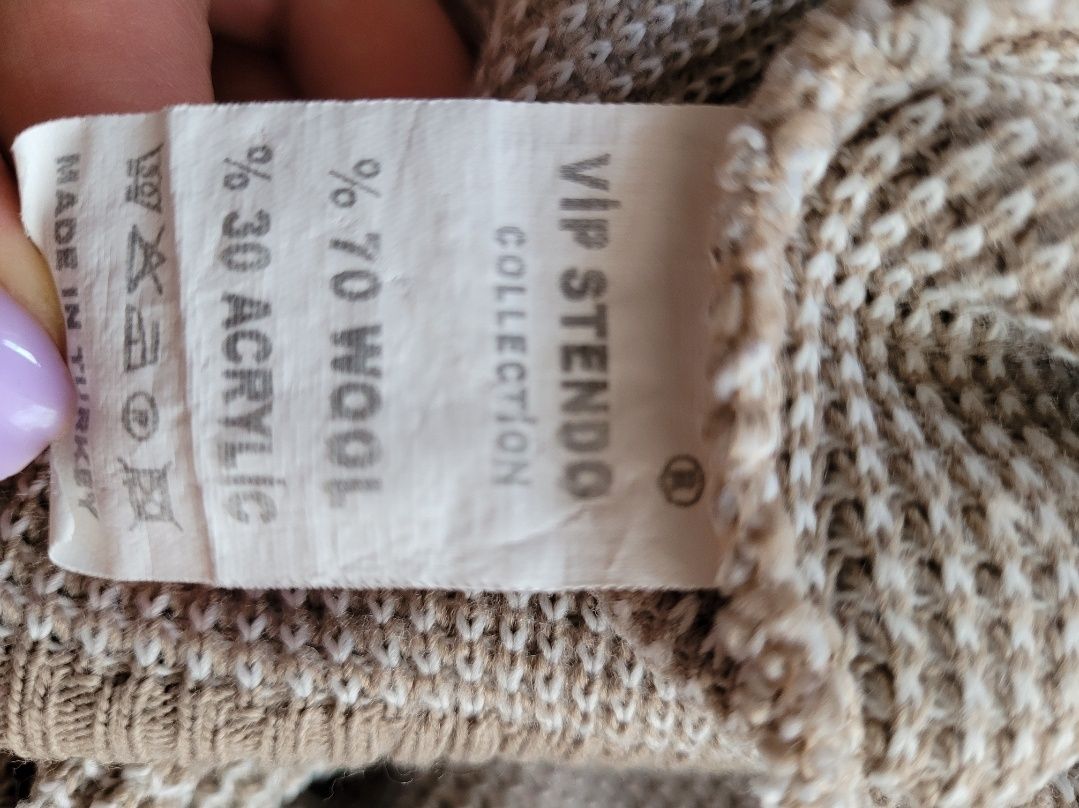 Sweter wełna 70% r. M-L dla p. Piotra