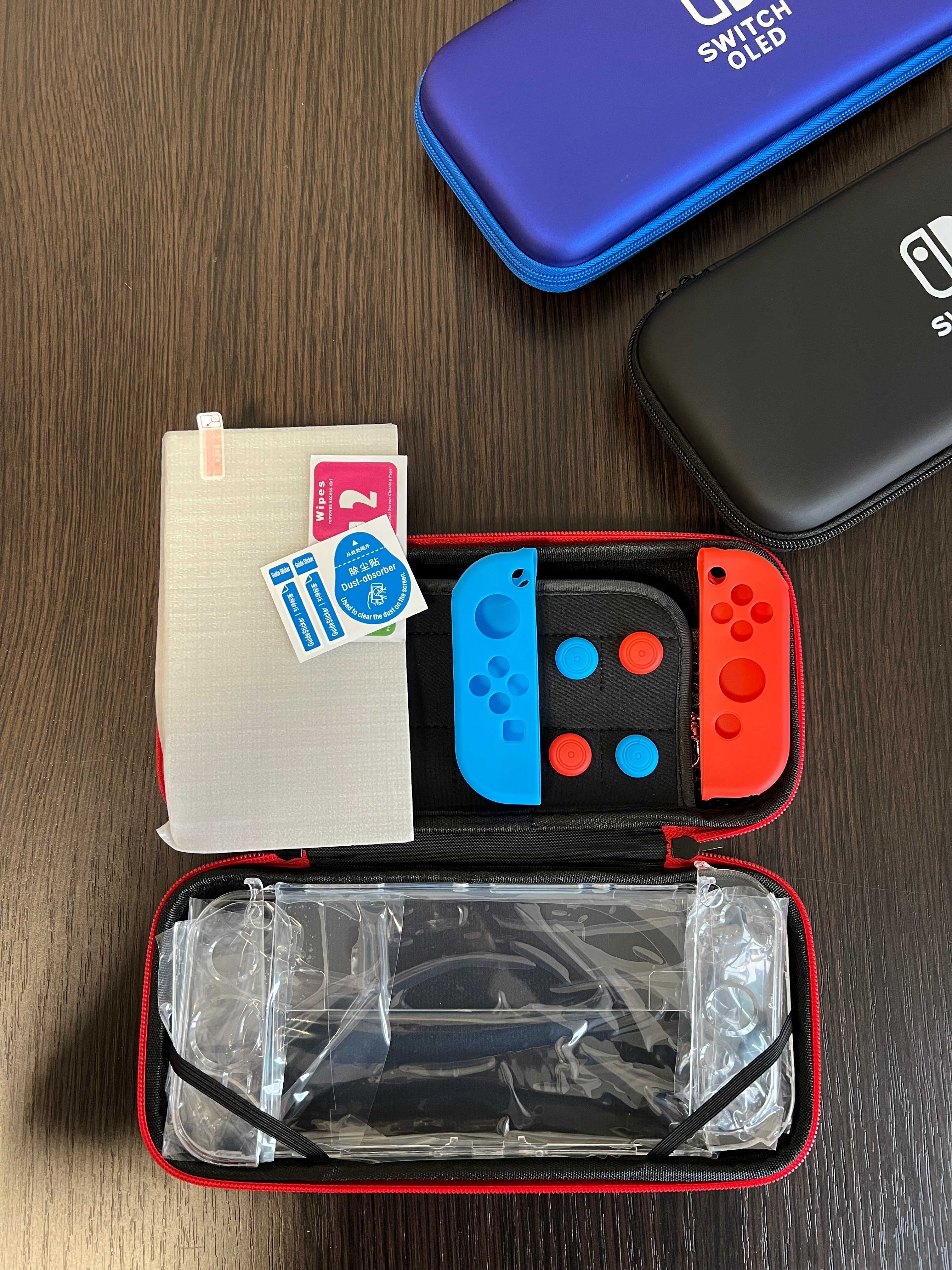 Нінтендо Свіч Олед Кейс сумка. Чохол на Nintendo Switch Oled. Скло