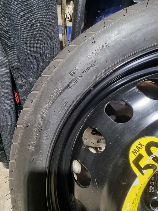 Koło dojazdowe Audi