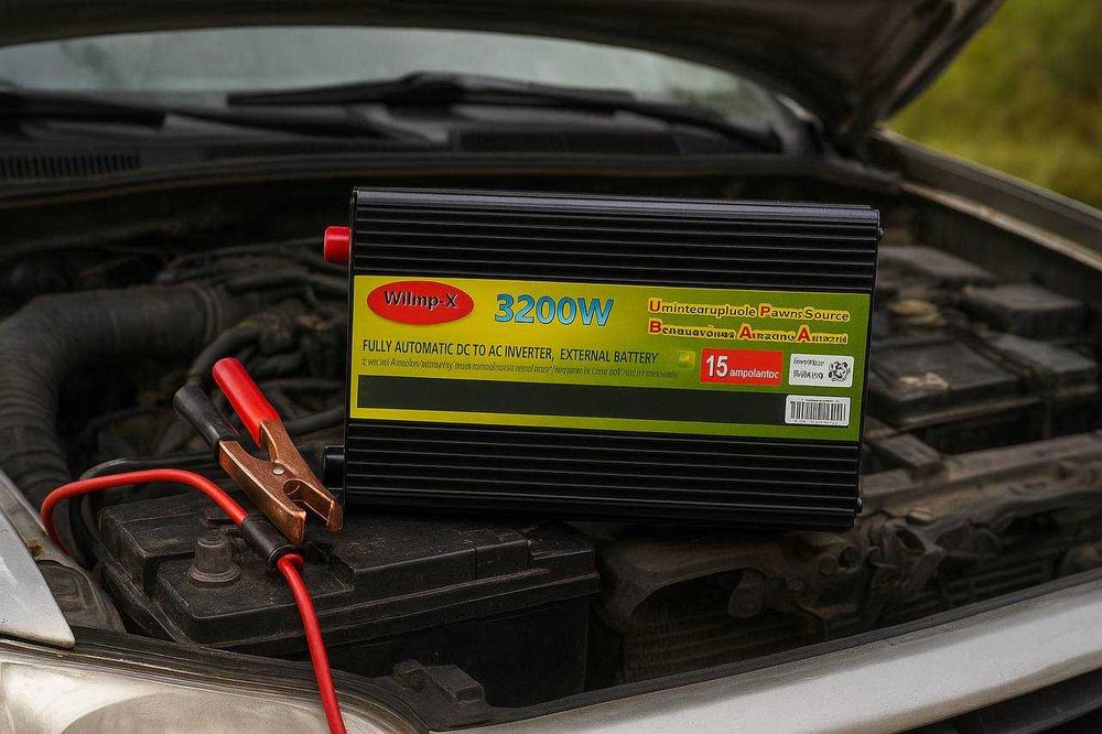 Безперебійник/инвертор 3200 Вт 12-220V, чистий синус, + зарядка акуму!