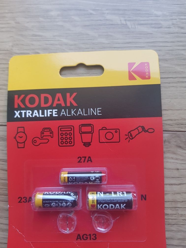Nowe baterie kodak Xtralife alkaliczne 3 sztuk