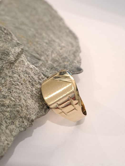 Złoty męski Sygnet Pr.585 Nowy roz.30