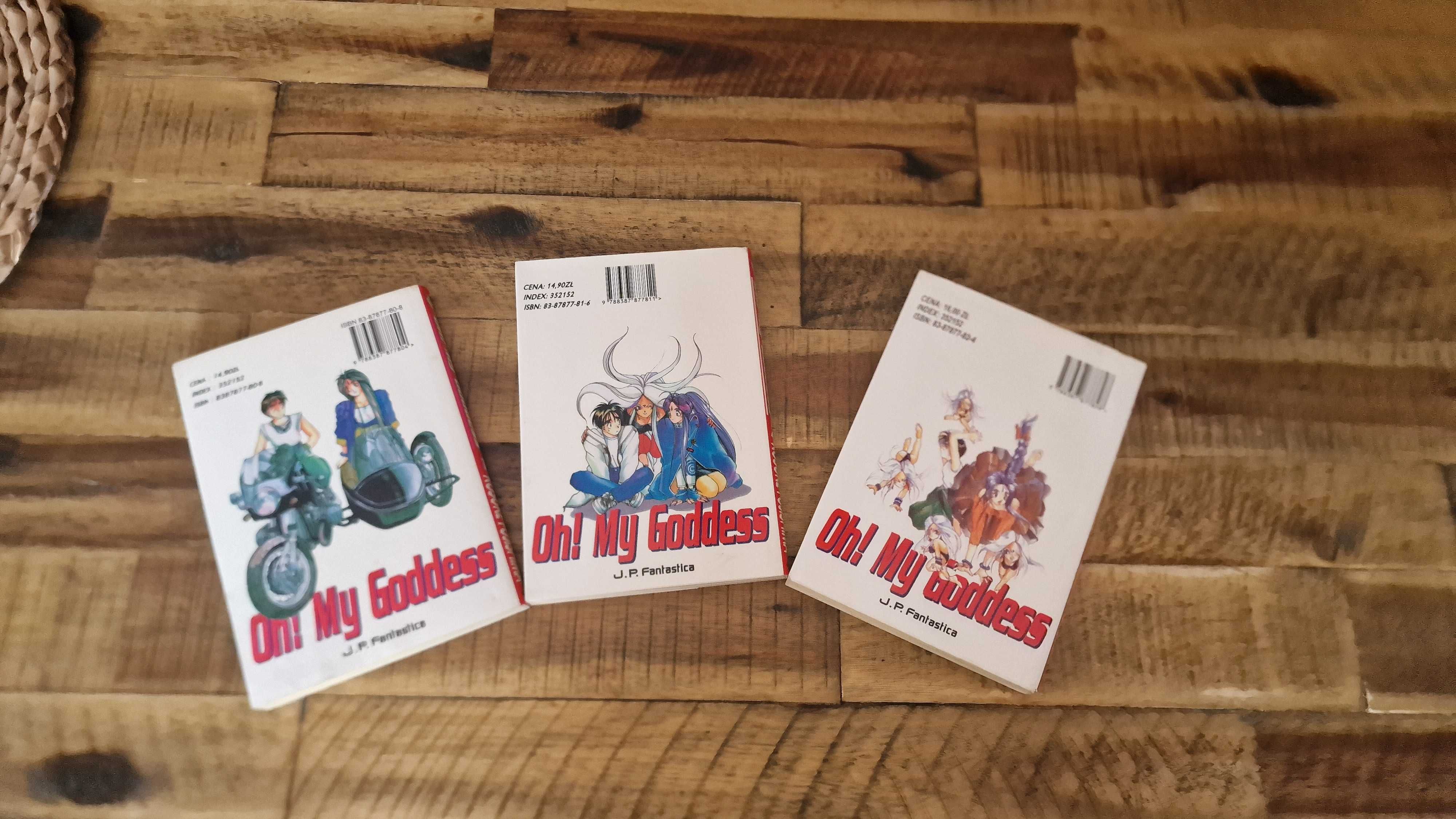 Oh! My Goddess Kosuke Fujishima J.P.F Manga Komiks Seria Tom 1 2 3
