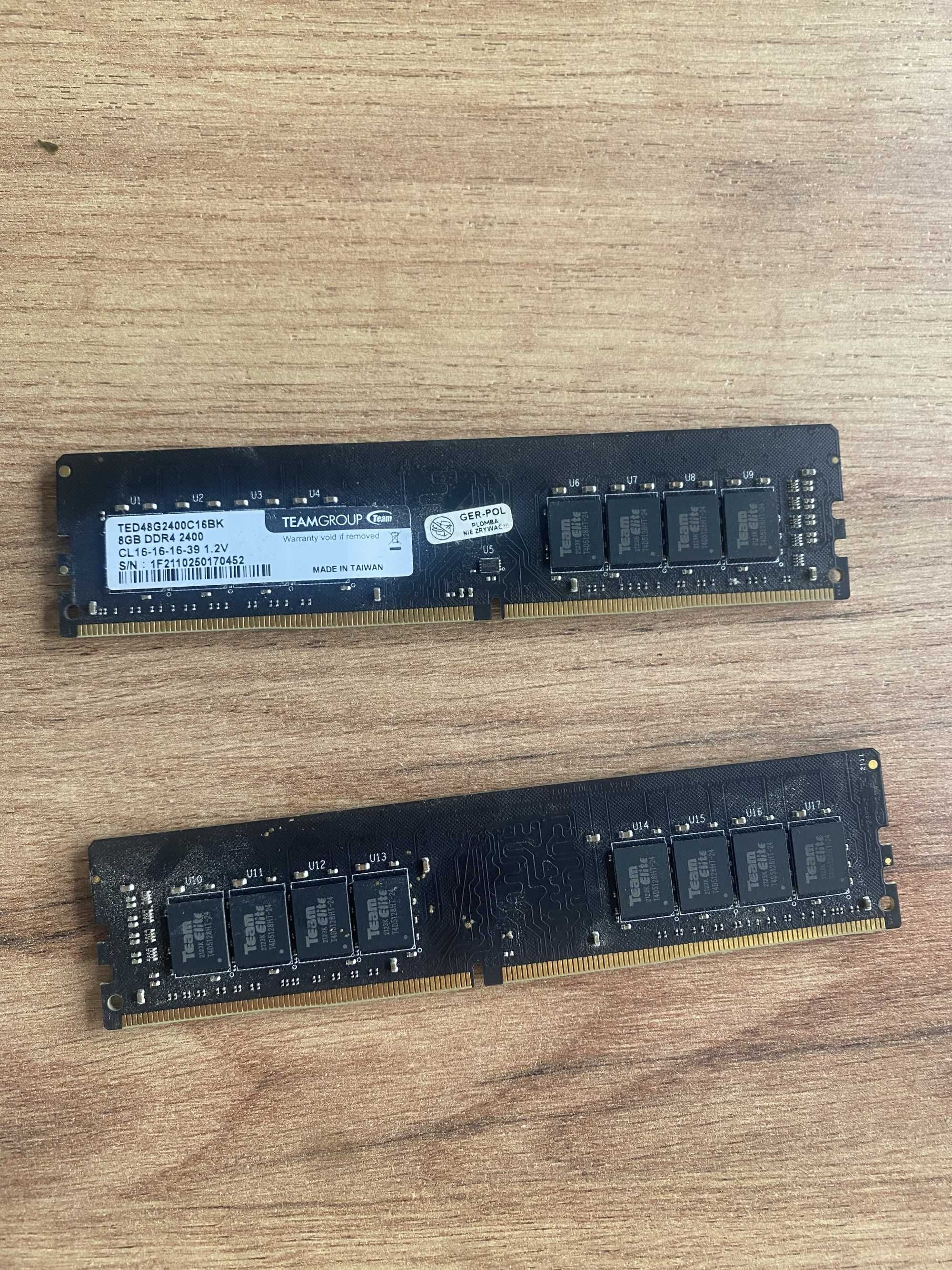 Pamięci ram DDR4 8GB 2x
