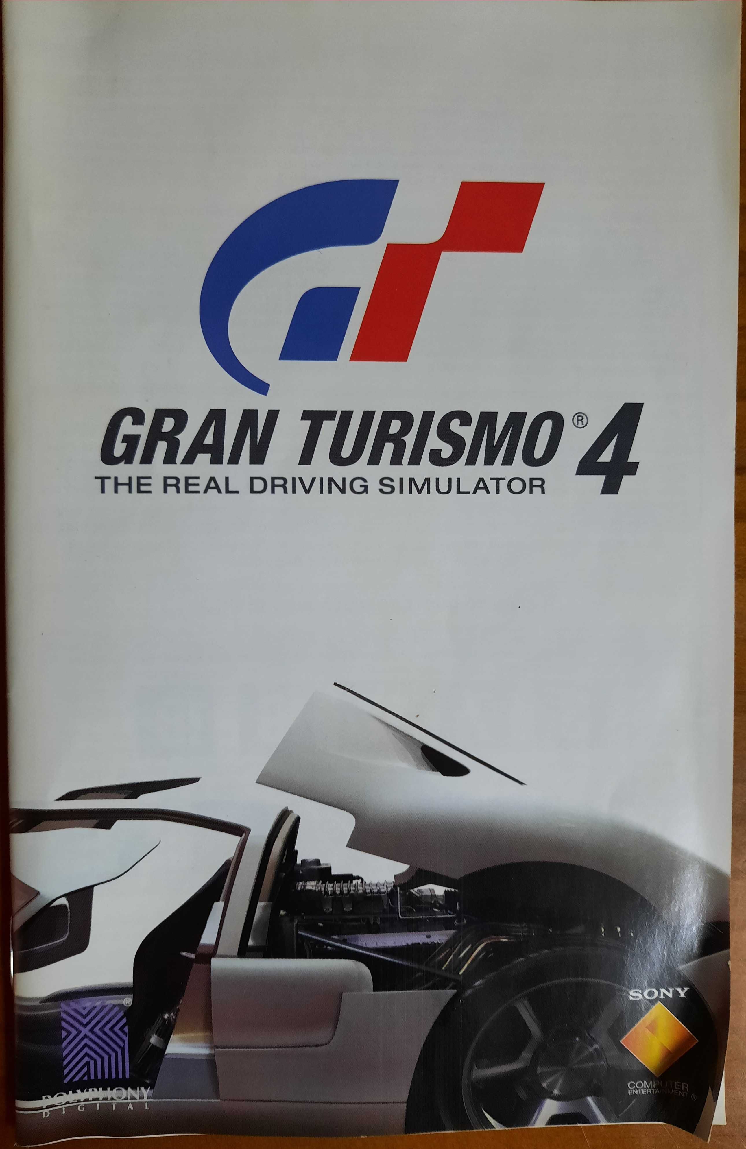 Capa e Manual Gran Turismo 4 PS2