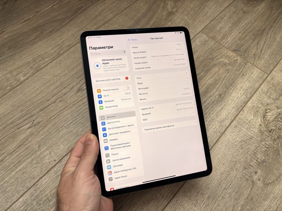 iPad Pro 11 M1 2021 3gen 128gb Space Gray
