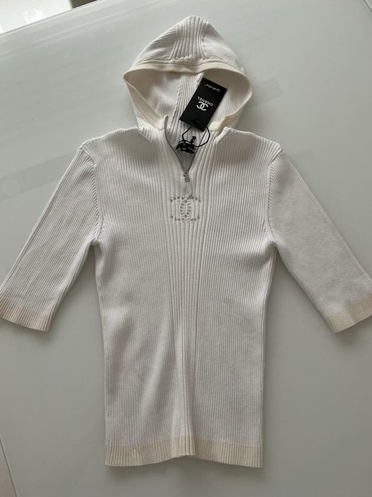 Bluzka damska, nowa, elastyczna, biała