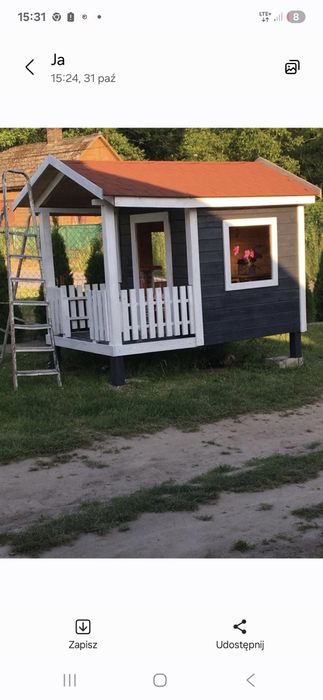 Domek drewniany do dziecka