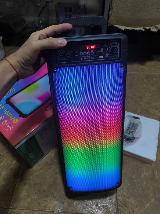 Колонка з bluetooth караоке з мікрофоном HOCO BS52 2*10Вт з пультом