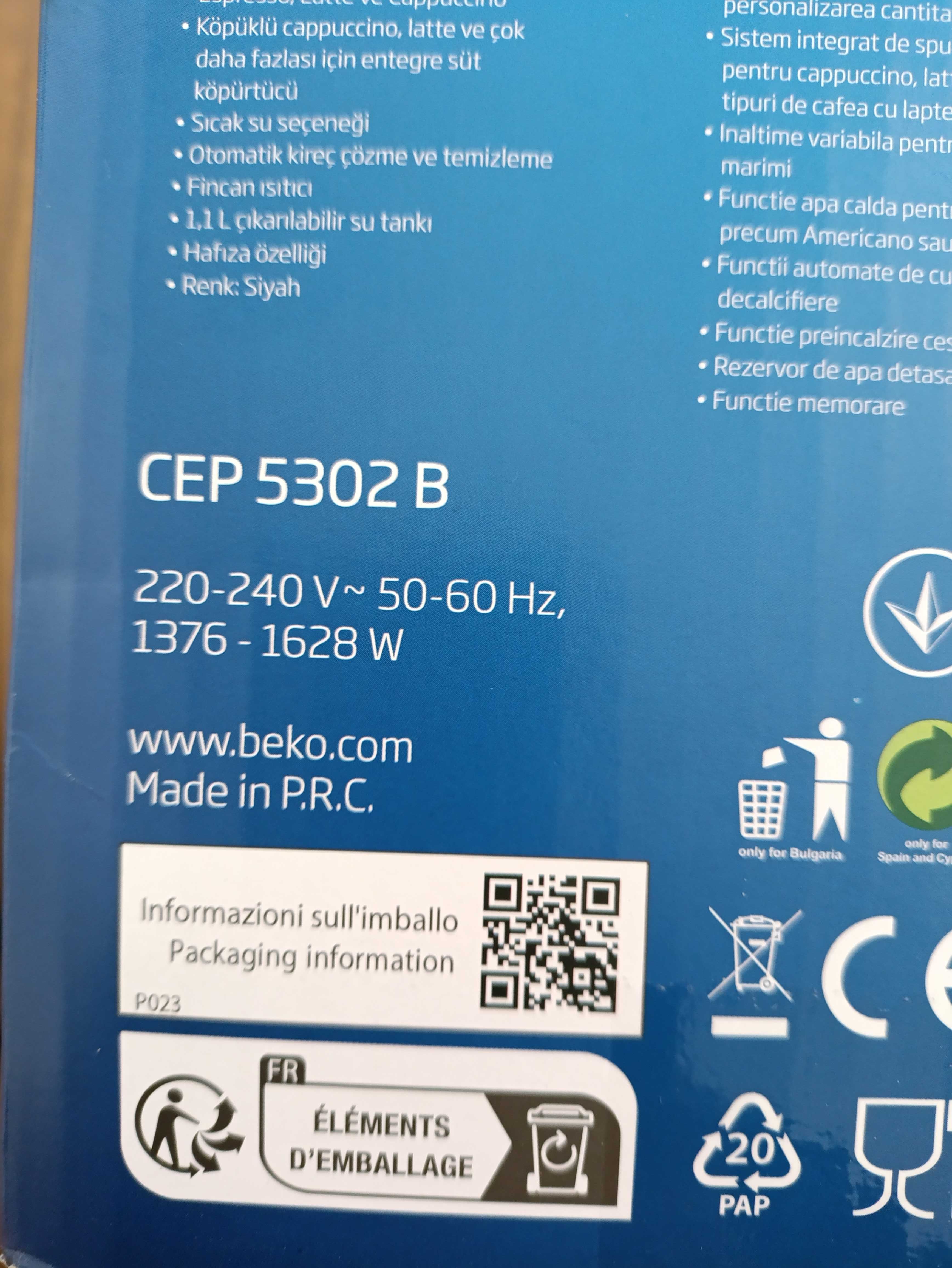 Ekspres Beco caffe experto CEP 5302 B