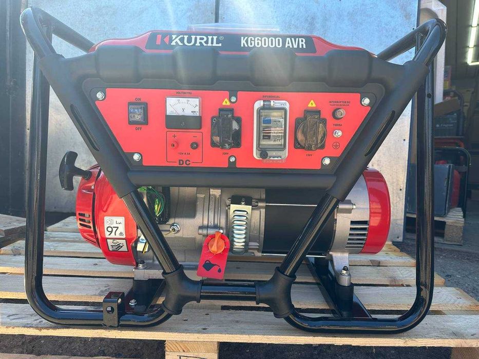 Бензогенератор Kuril KG6000 - Іспанія. AVR, мідна обмотка. Доставка