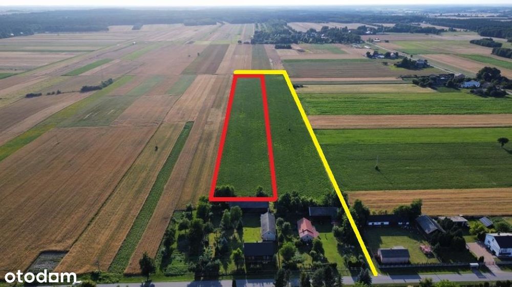 Duża działka rolna dobrej klasy w okazyjnej cenie! Dostęp do drogi!