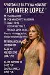 Dwa bilety na koncert Jennfier Lopez PGE Narodowy