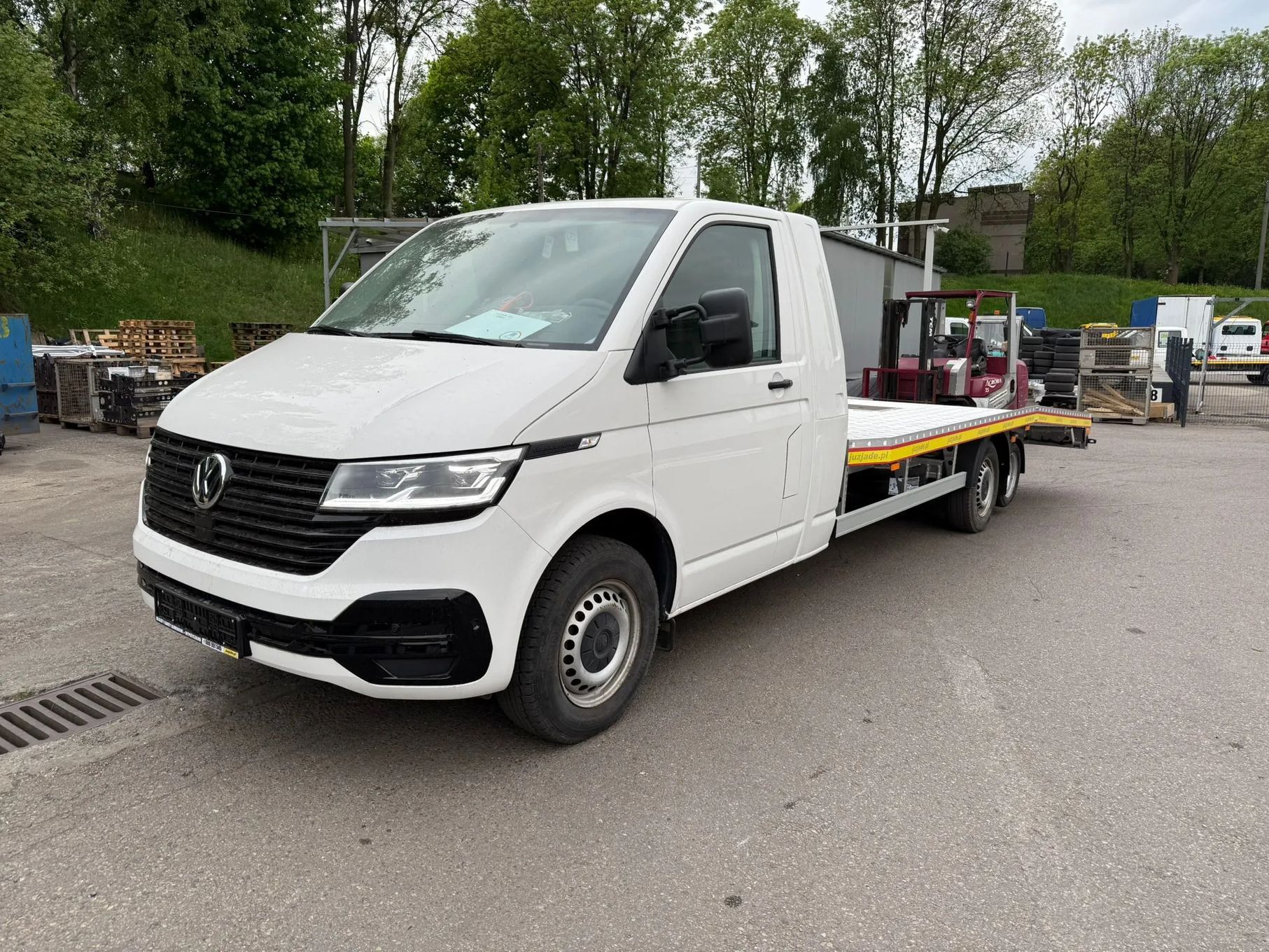Volkswagen Transporter T6.1 Juzjade.pl PPP FULL LED DSG  FULL LED Automat DSG DMC 3500KG 2100kg ładowności 1-WŁ f-vat23%