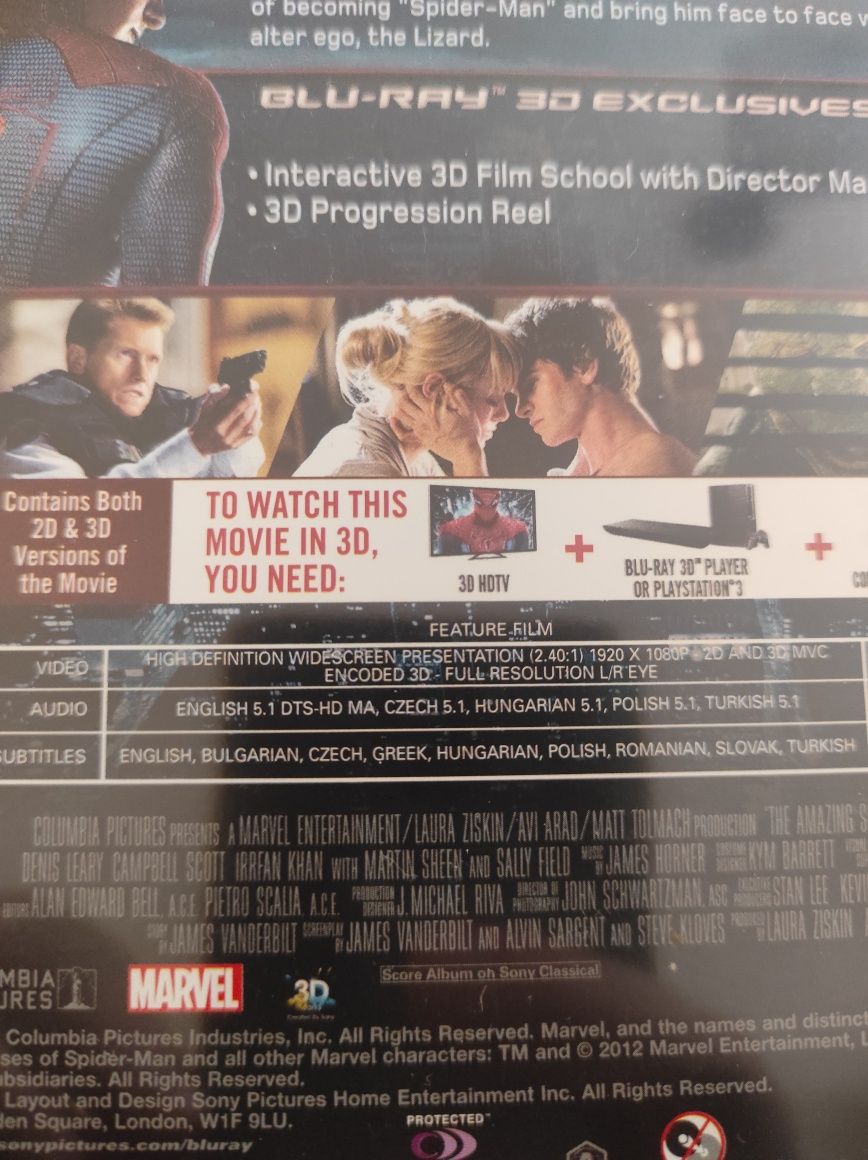 The Amazing Spider-Man 3D BD