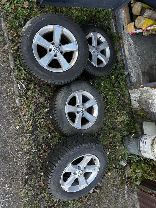 Alufelgi z oponami zimowymi VW r16 5x112 215/65/16